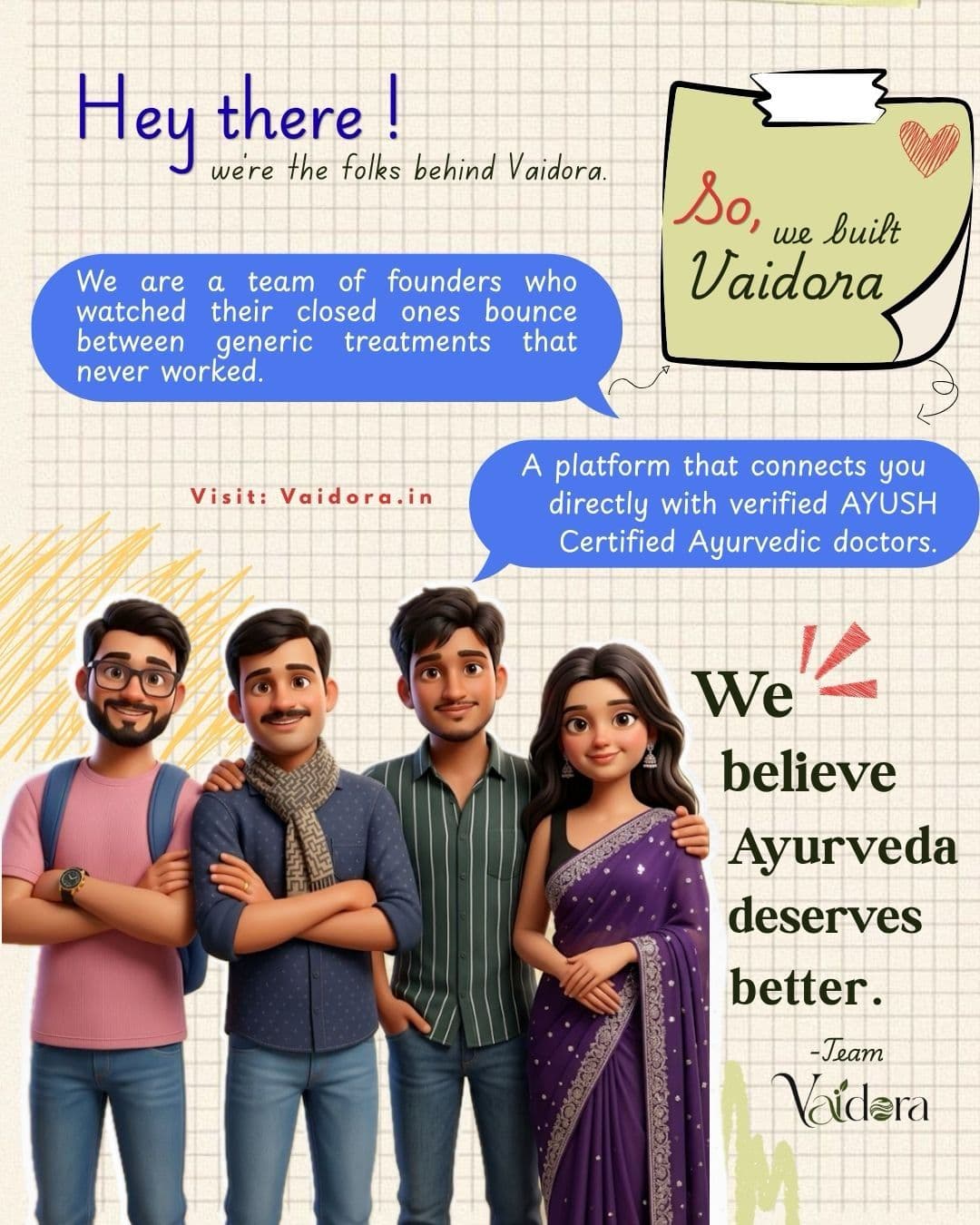 The Vaidora founding team